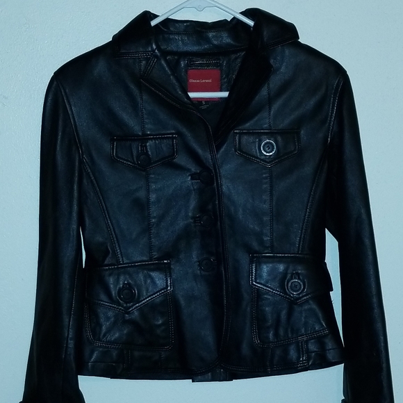 Gianna Lorenzi Women's Leather Jacket Lambskin - Picture 1 of 4